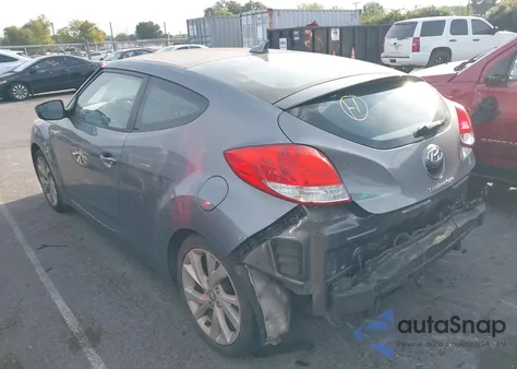 2016 Hyundai Veloster из США, поврежденный, VIN KMHTC6AD8GU248617